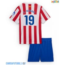 Camisa de time de futebol Atletico Madrid Julian Alvarez #19 Replicas 1º Equipamento Infantil 2025-26 Manga Curta (+ Calças curtas)